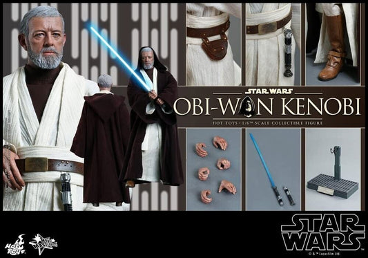 Hot Toys Star Wars Movie Masterpiece Episode 4 A New Hope Obi-Wan Kenobi 1/6 Scale Action Figure MMS283