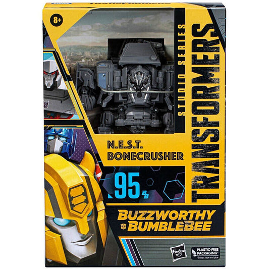 Hasbro Transformers Buzzworthy Bumblebee N.E.S.T Bonecrusher 95BB Deluxe Figure