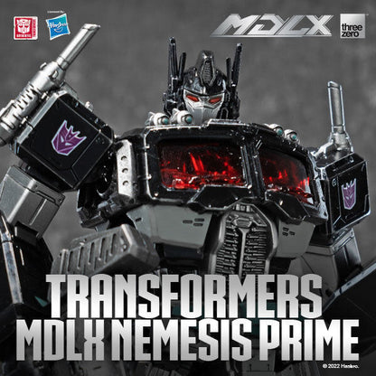 ThreeZero Transformers MDLX Nemesis Prime Prime Dark Mirror Action Figure