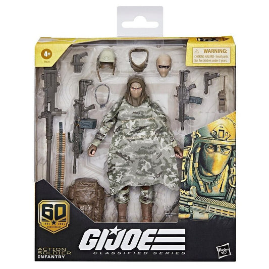 G.I. Joe Classified Series 60th Anniversary Action Soldier Infantry In Hand