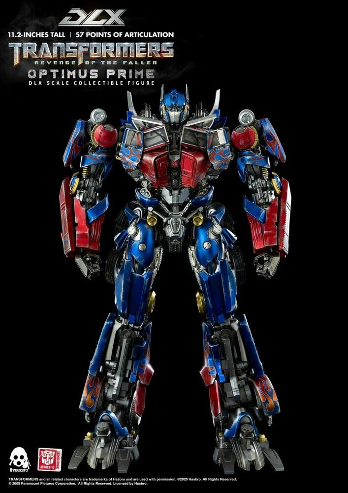 ThreeZero Transforms DLX Revenge of the Fallen Optimus Prime 11.2" Action Figure