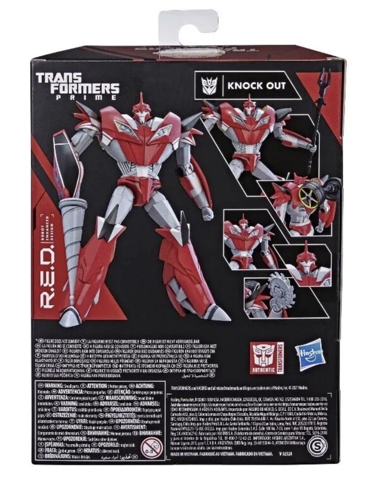 Hasbro Transformers Prime RED Knock Out Action Figure