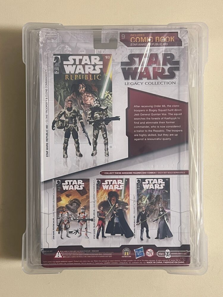 Hasbro Star Wars Comic Packs: Republic #83 Clone Trooper and Clone Commander