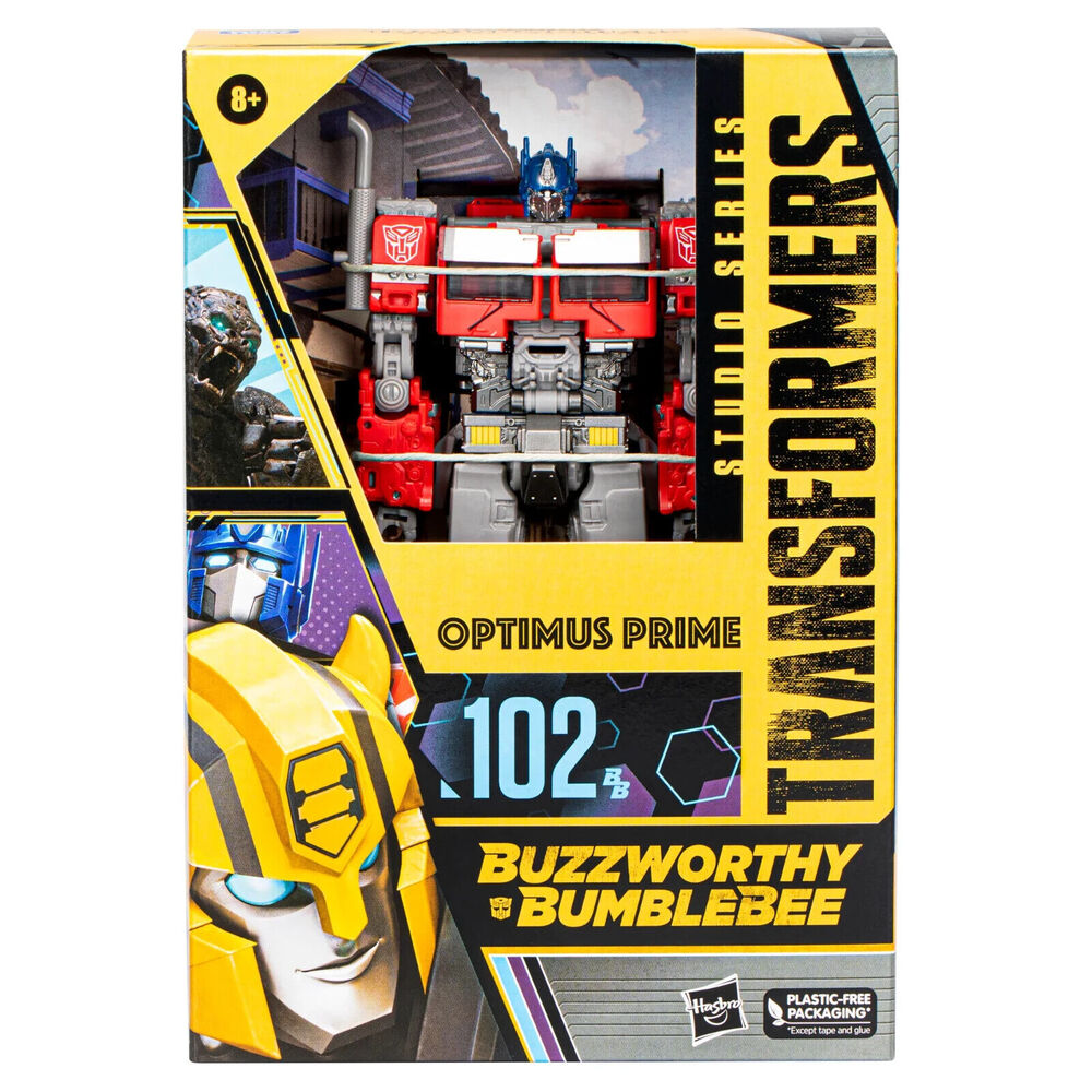 Hasbro Transformers Studio Series Buzzworthy Bumblebee 102BB Optimus Prime