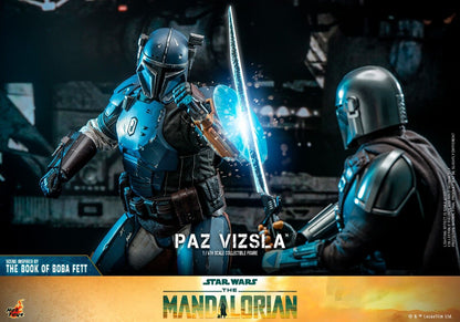 Hot Toys Star Wars The Mandalorian Paz Vizsla (2023) 1/6th Figure NEW TMS097