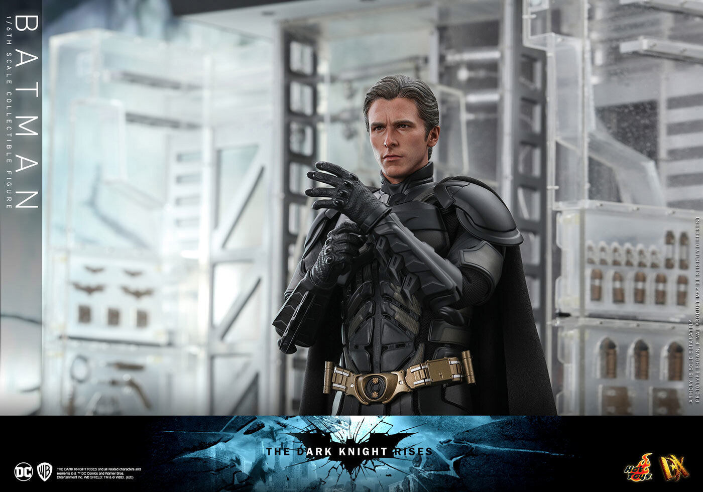 Hot Toys DX19 The Dark Knight Rises Batman Bruce Wayne 1/6 Scale Action Figure