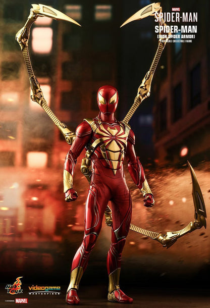 Hot Toys VGM38 Marvel's Spider-Man (Iron Spider Armor Suit Version) 1/6 Scale Action Figure MMS383