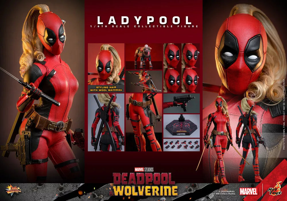 Hot Toys Marvel Ladypool Deadpool & Wolverine 1/6 Action Figure MMS747