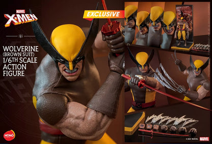 Hot Toys Hono Studio Marvel Comics Wolverine Brown Suit 1/6 Tms108 Action Figure Limited Edition 1500