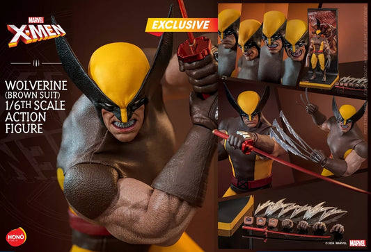 Hot Toys Hono Studio Marvel Comics Wolverine Brown Suit 1/6 Tms108 Action Figure Limited Edition 1500