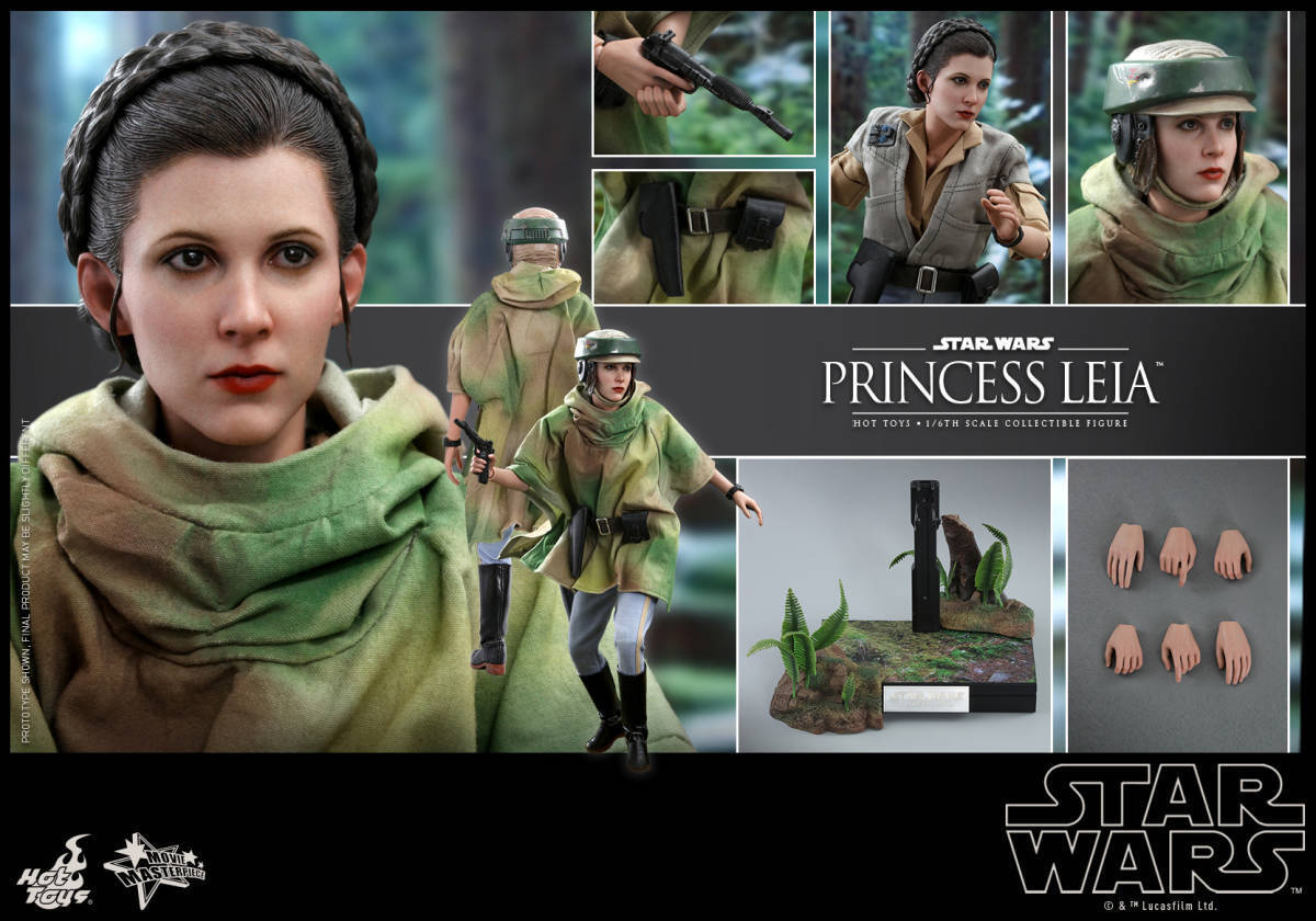 Hot Toys Star Wars Return Of The Jedi Princess Leia 1/6 Scale Action Figure MMS549