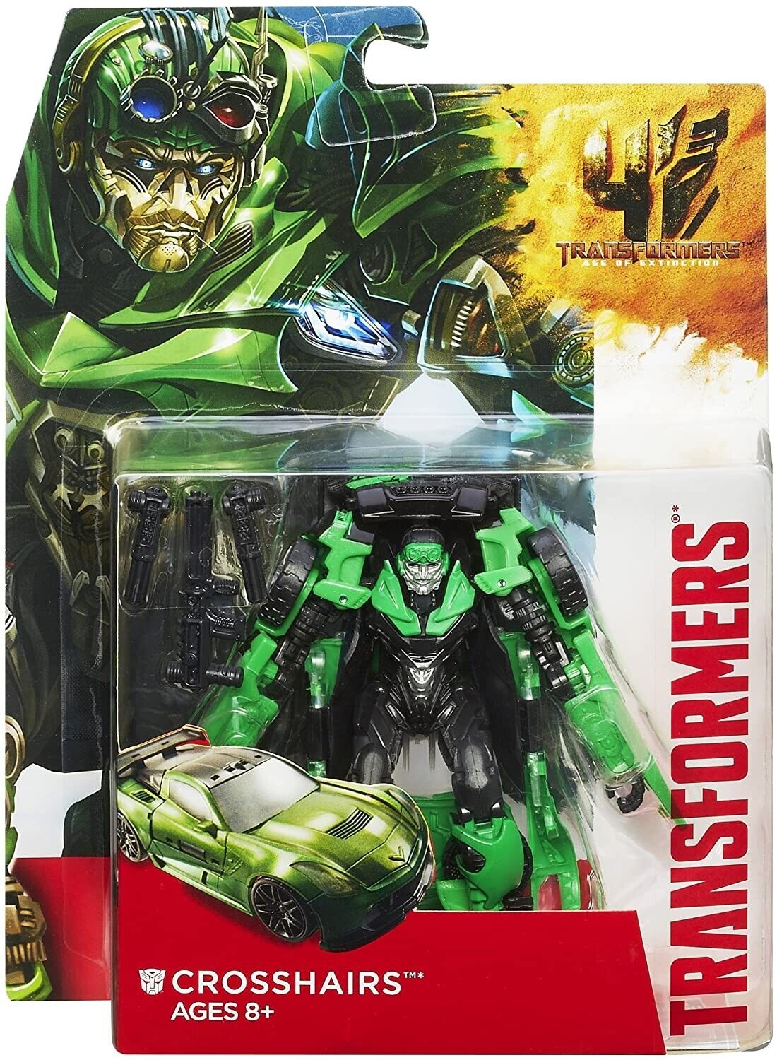 Transformers Age of Extinction Crosshairs Deluxe Class Hasbro Figure AoE NEW