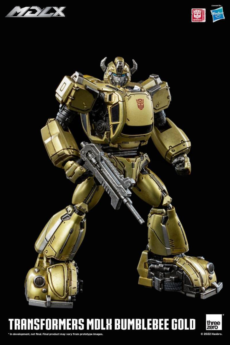 ThreeZero Transformers MDLX  Bumblebee (Gold Edition) Limited to 2000 pieces worldwide