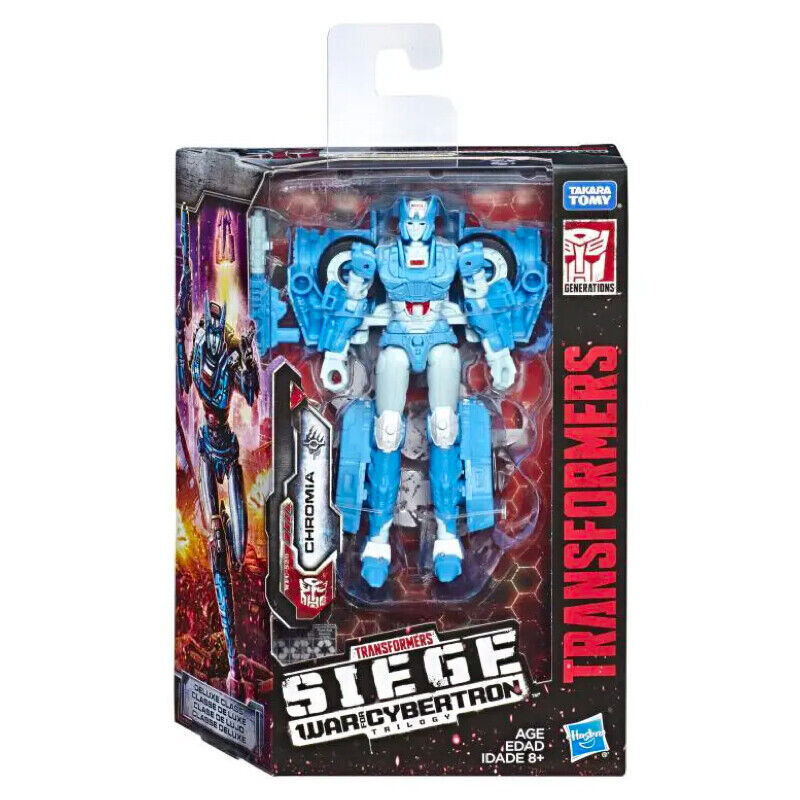 Hasbro Transformers War for Cybertron Chromia Autobot G1 Siege Action Figure