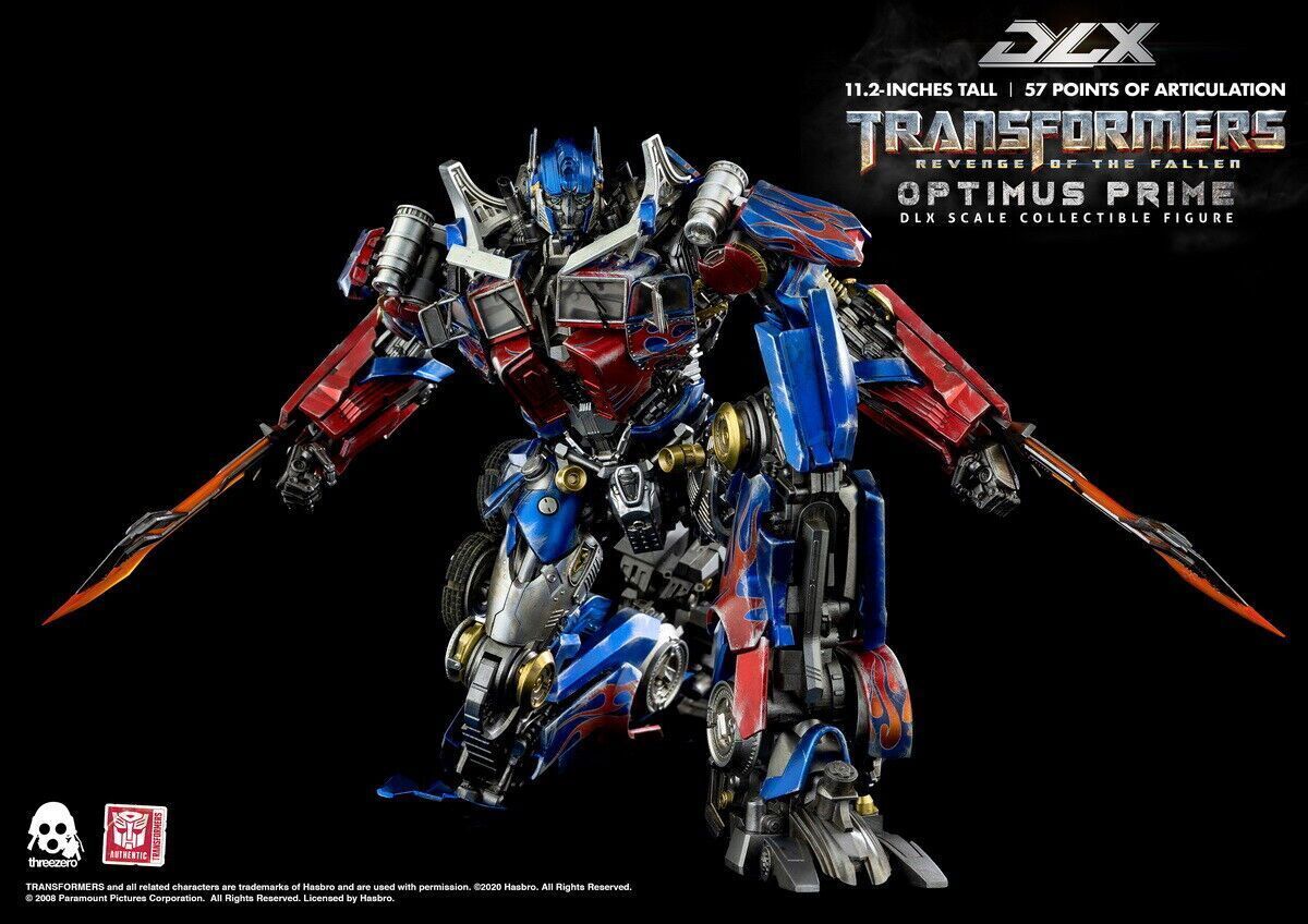 ThreeZero Transforms DLX Revenge of the Fallen Optimus Prime 11.2" Action Figure