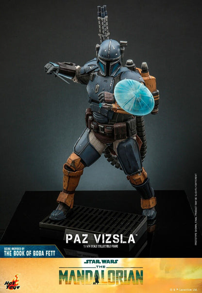 Hot Toys Star Wars The Mandalorian Paz Vizsla (2023) 1/6th Figure NEW TMS097