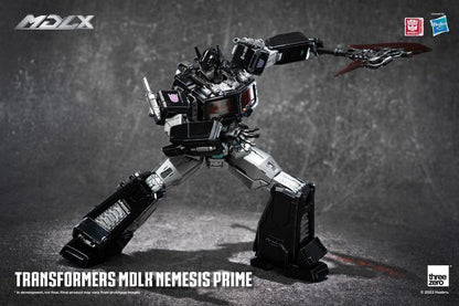 ThreeZero Transformers MDLX Nemesis Prime Prime Dark Mirror Action Figure