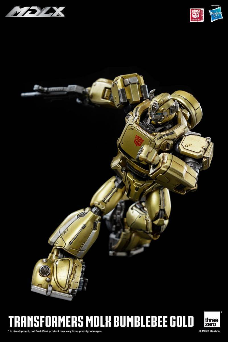 ThreeZero Transformers MDLX  Bumblebee (Gold Edition) Limited to 2000 pieces worldwide