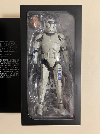 Sideshow Collectibles Star Wars CLONE TROOPERS ECHO AND FIVES 1/6 SCALE 12"