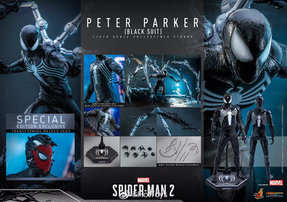 Hot Toys Spider-Man 2 1/6 Peter Parker Black Suit Regular/Special Ver. VGM56 VGM56B