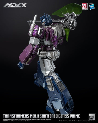 ThreeZero Transformers MDLX Shattered Glass Optimus Prime 17cm Action Figure