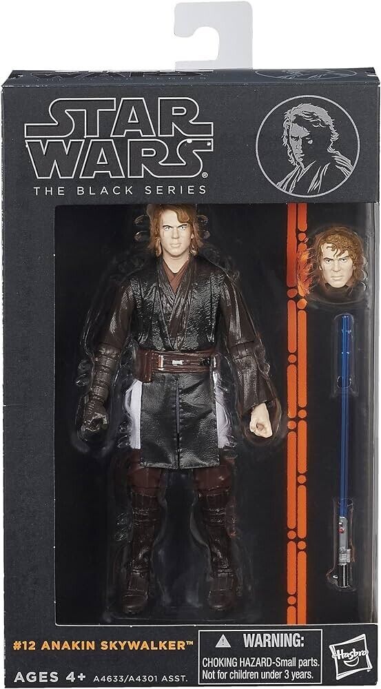 Hasbro Star Wars Black Series #12 Anakin Skywalker 6" Action Figure