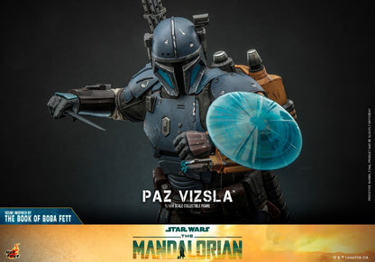 Hot Toys Star Wars The Mandalorian Paz Vizsla (2023) 1/6th Figure NEW TMS097