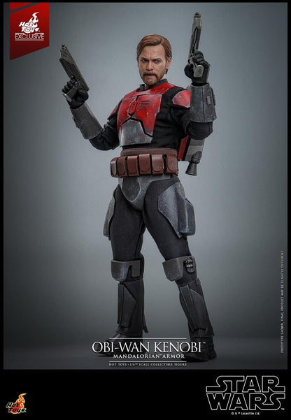 Hot Toys Exclusive Star Wars The Clone Wars Obi Wan Kenobi Mandalorian Armor 1/6