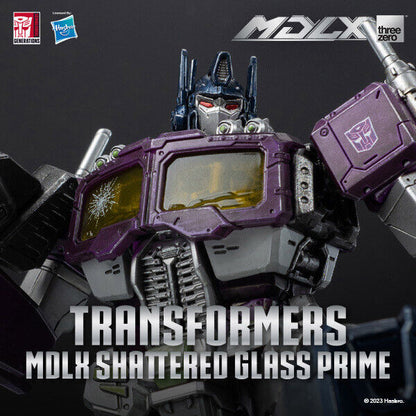 ThreeZero Transformers MDLX Shattered Glass Optimus Prime 17cm Action Figure